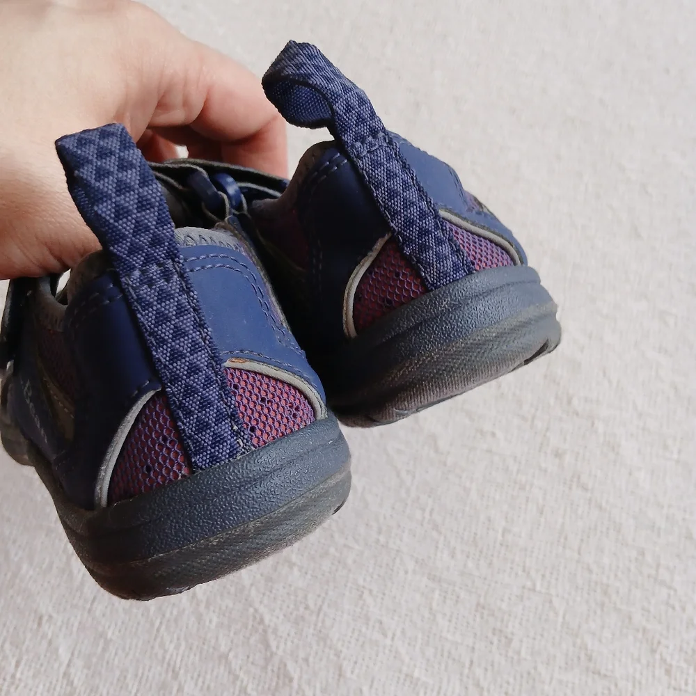 l.l bean ♡ blue sandals water kids toddlers 11 summer beach trail hike camping